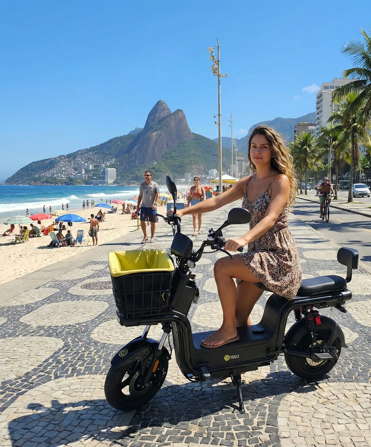 Campanha de lifestyle da Bossa Elétrica na orla do Rio (1 de 5).