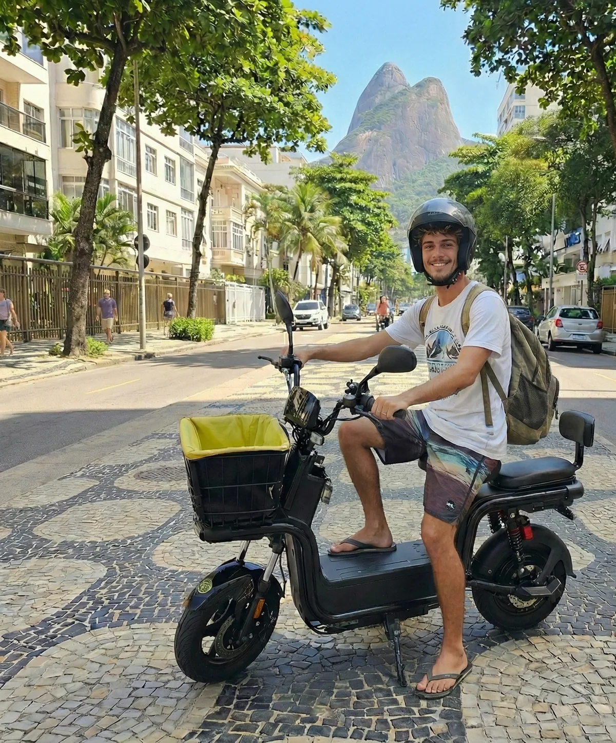 Campanha de lifestyle da Bossa Elétrica na orla do Rio (3 de 5).