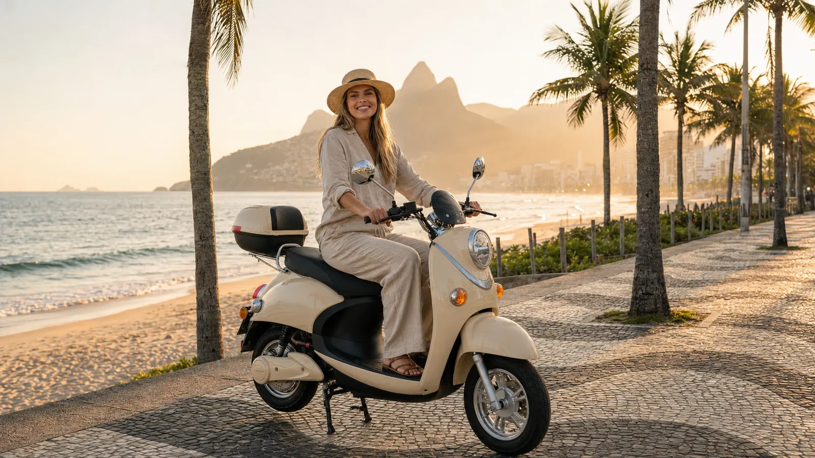 Campanha de lifestyle da Bossa Elétrica na orla do Rio (5 de 5).