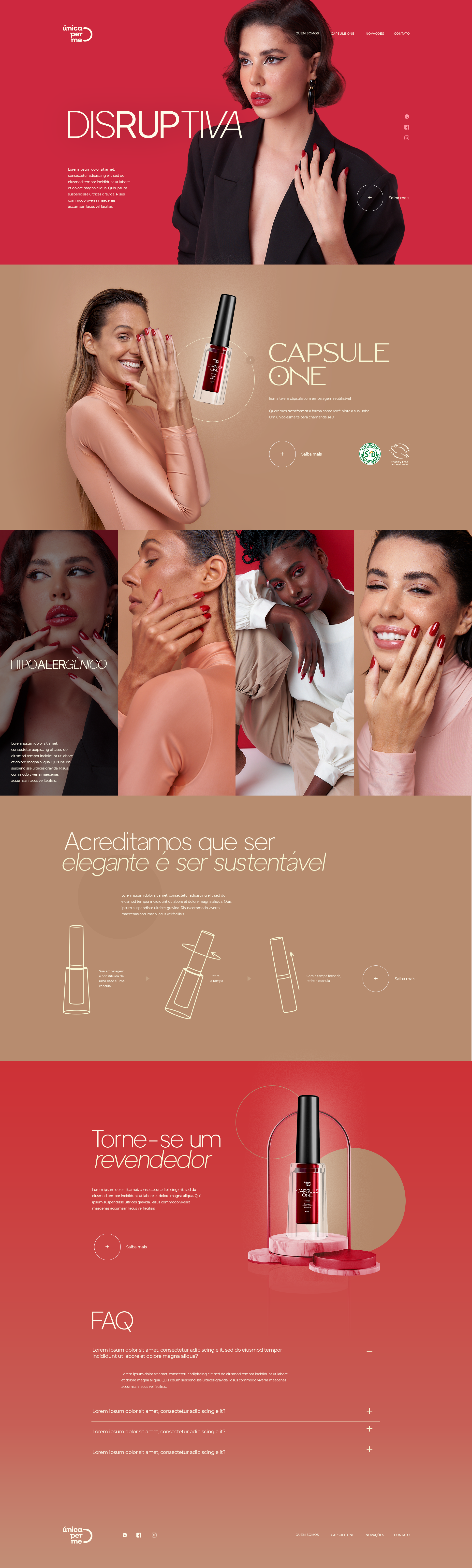 Capsule One: Layout completo do ativo digital Capsule One, com apresentação do produto, campanha e informações de consulta Layout completo do ativo digital Capsule One, com apresentação do produto, campanha e informações de consulta.