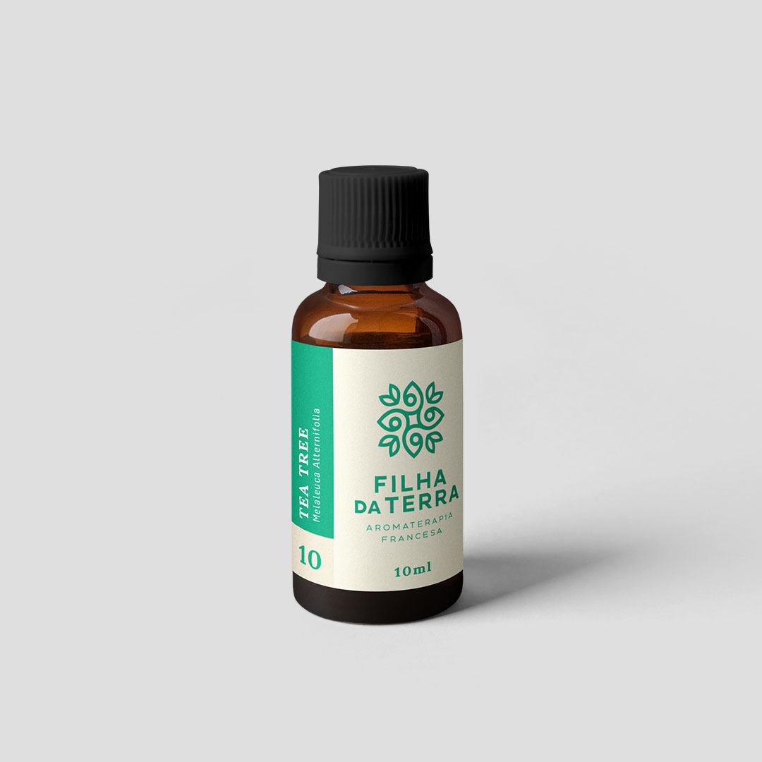 Óleo essencial Tea Tree da Filha da Terra, rótulo 10.
