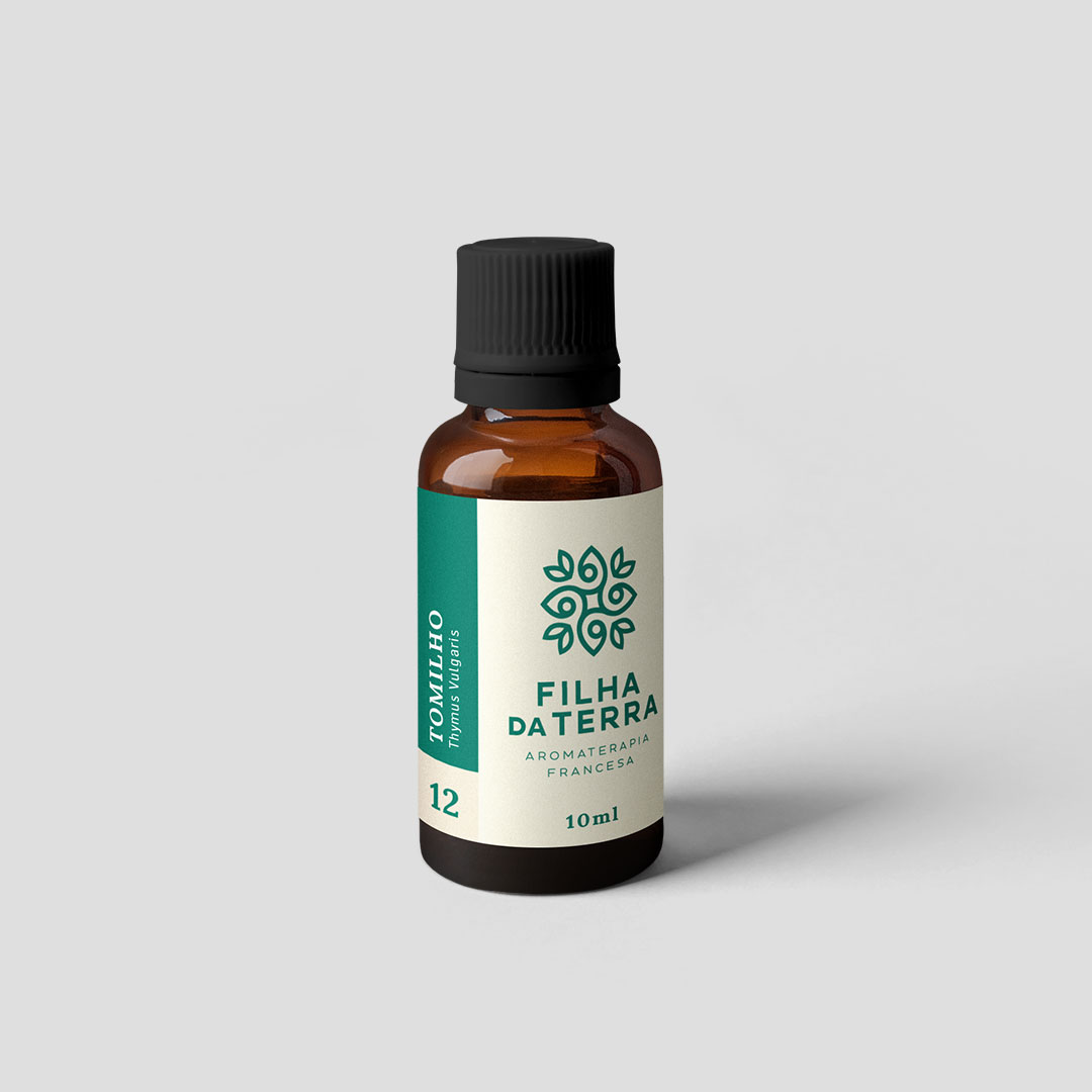Óleo essencial Tomilho da Filha da Terra, rótulo 12.