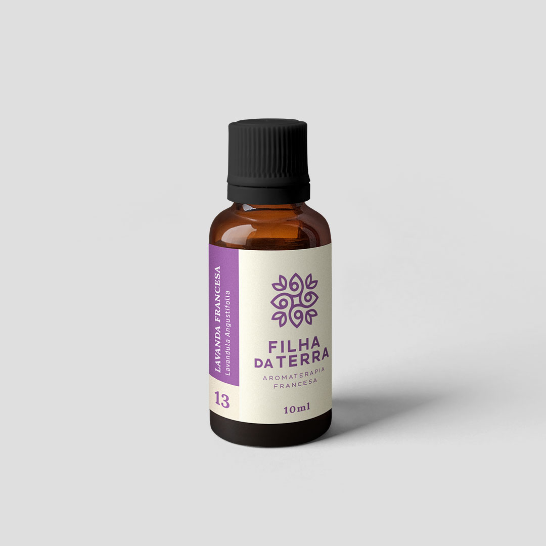 Óleo essencial Lavanda Francesa da Filha da Terra, rótulo 13.