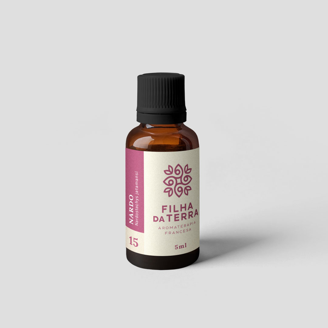 Óleo essencial Nardo da Filha da Terra, rótulo 15.