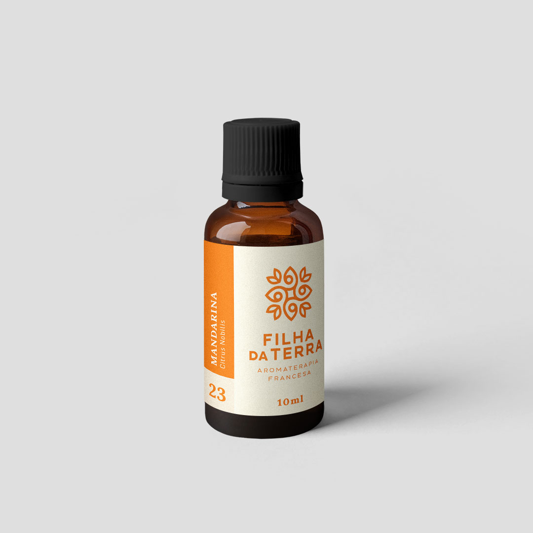 Óleo essencial Mandarina da Filha da Terra, rótulo 23.