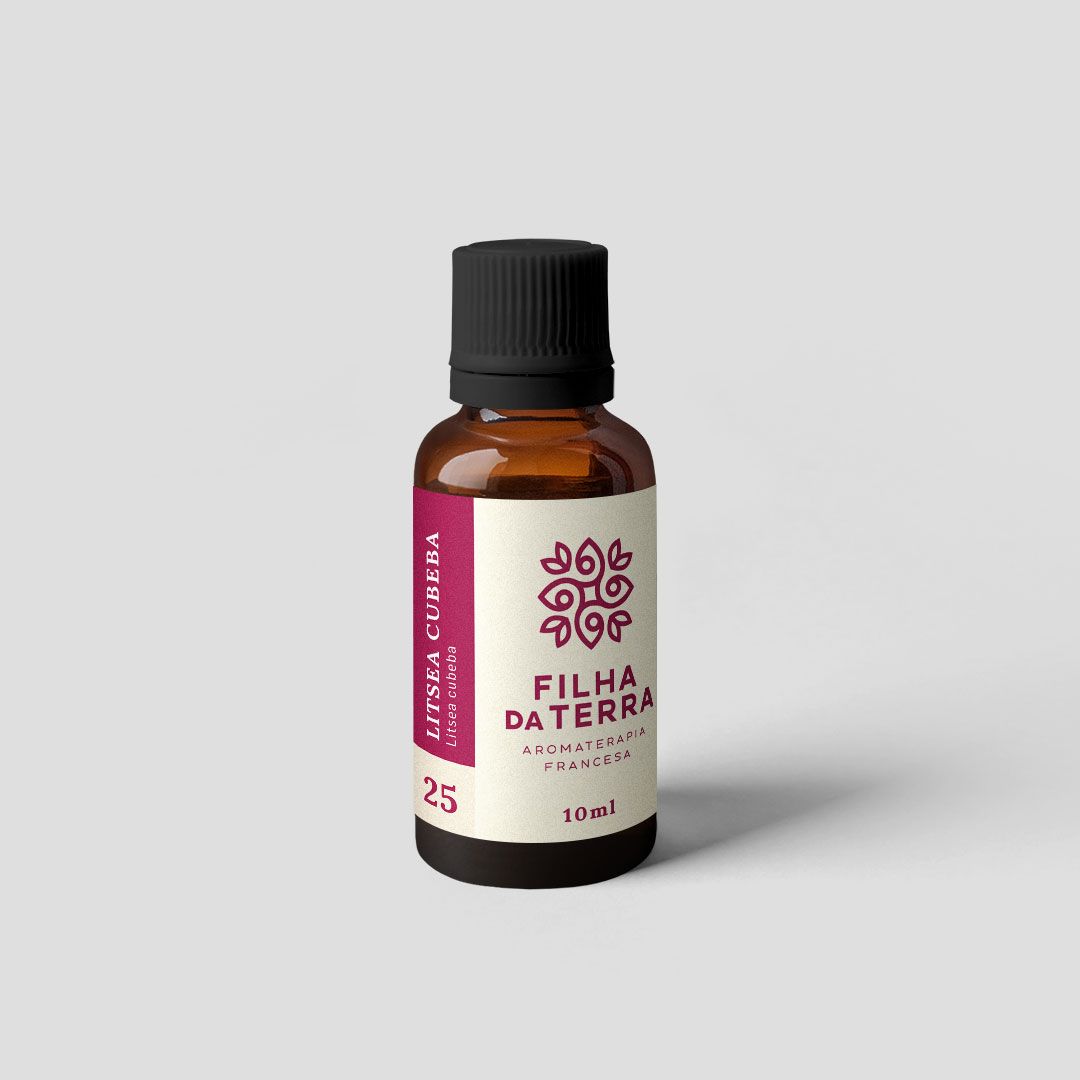 Óleo essencial Litsea Cubeba da Filha da Terra, rótulo 25.