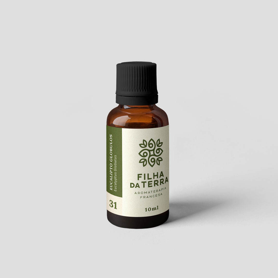 Óleo essencial Eucalipto da Filha da Terra, rótulo 31.