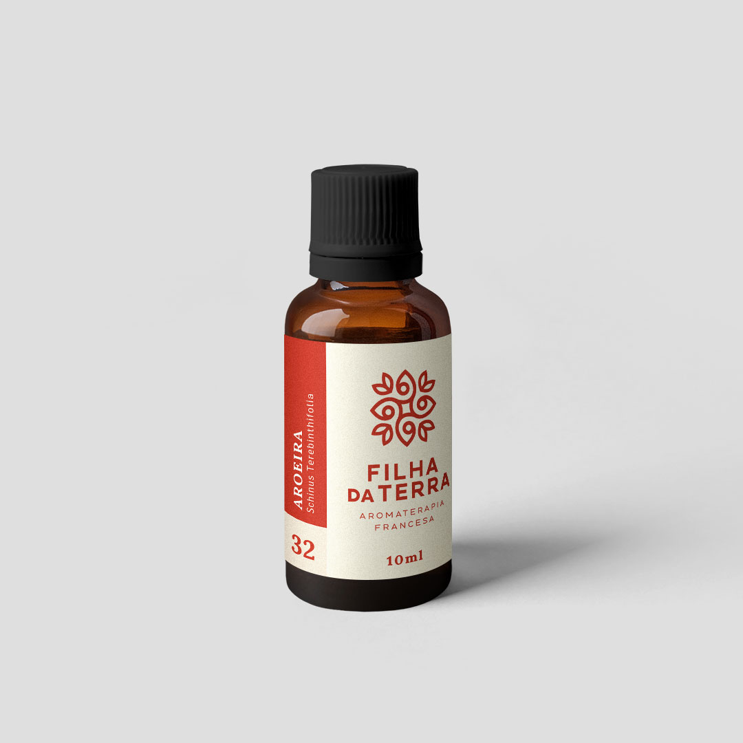 Óleo essencial Aroeira da Filha da Terra, rótulo 32.