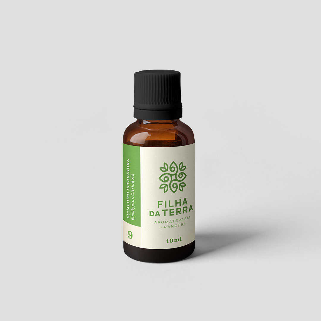 Óleo essencial Eucalipto da Filha da Terra, rótulo 9.
