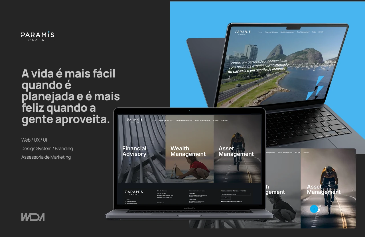 Paramis Capital website and identity.